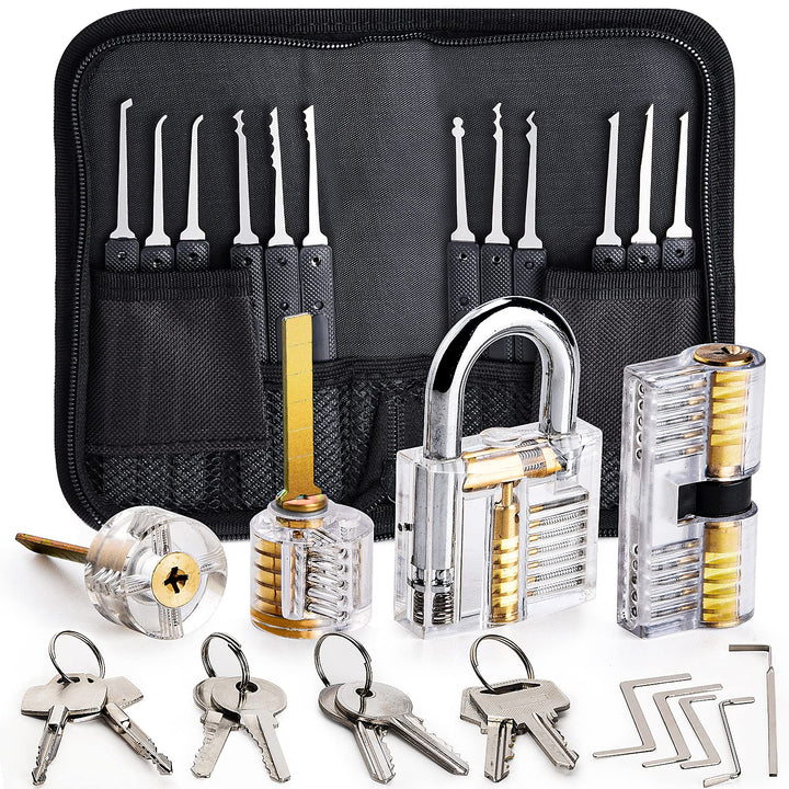 Dietrich Set, Sicherheitsschloss, Preciva 26 tlg. Lockpicking Set Generalschlüssel-Systeme mit für E