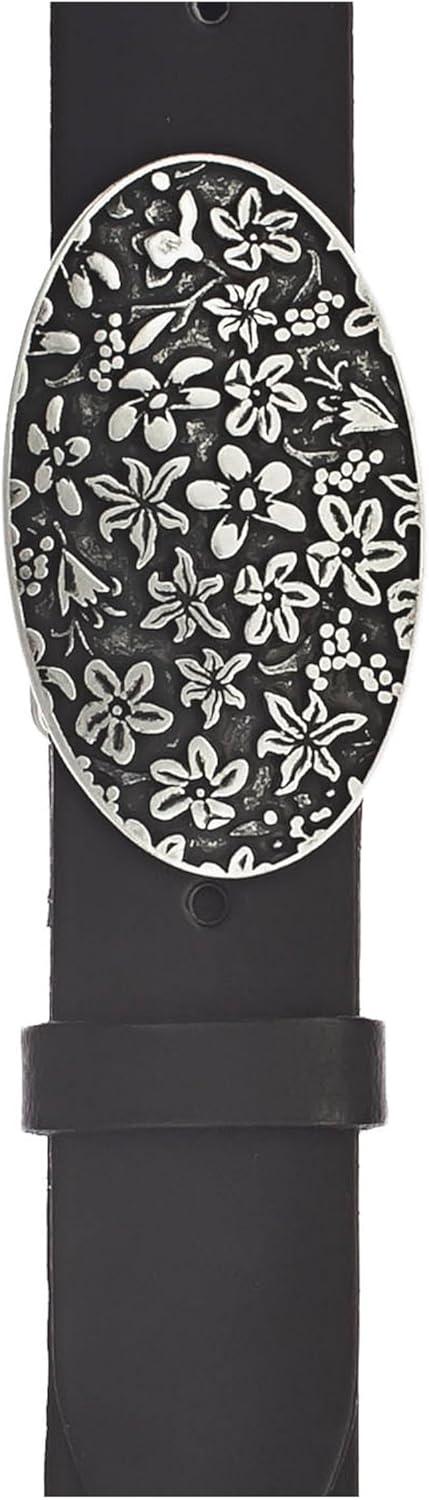 MUSTANG Damen Gürtel Echtledergürtel 75 Schwarz, 75 Schwarz