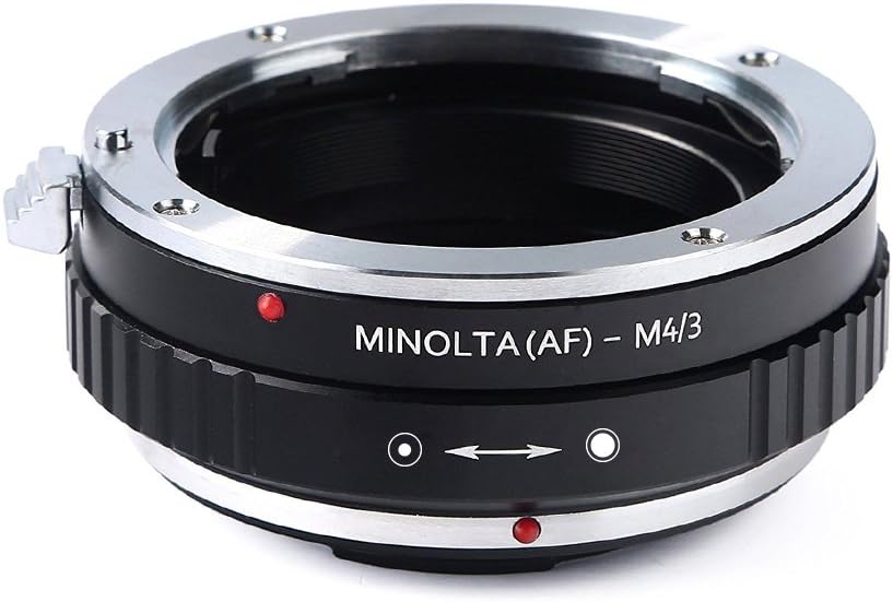 K&F Concept® Minolta(AF) - M4/3 Objektiv Mount Adapter Ring Objektiv Adapterringe für Minolta(AF) Mo