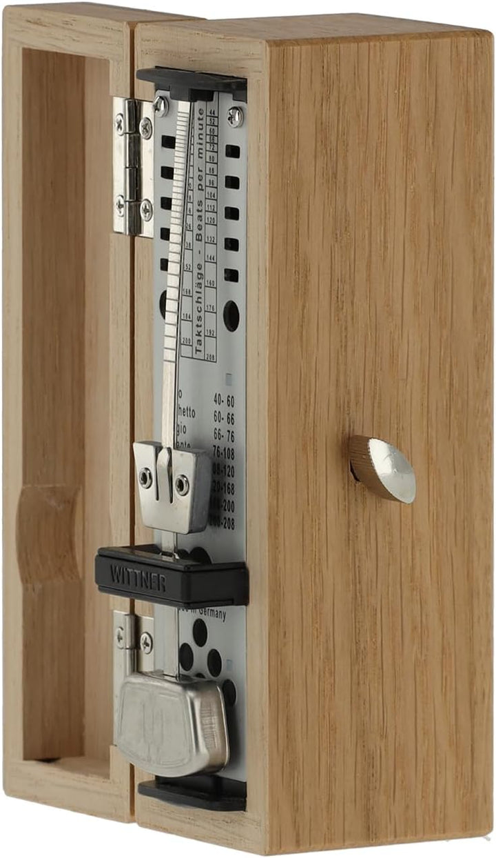 Wittner Metronom 880250 Holzgehäuse ohne Glocke Taktell Super Mini eiche matt, eiche matt