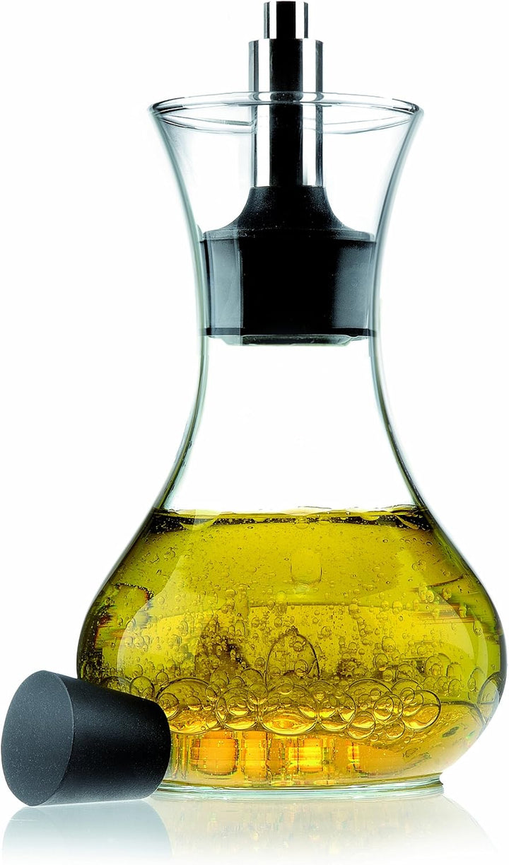 EVA SOLO | Dressing-Shaker | Tropffrei | 0,25 Liter | Ausgussdeckel | Transparent/Schwarz [Energiekl