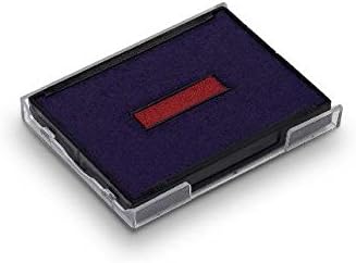 Trodat 10 Stück Kassetten Ersatz-Stempelkissen für Stempel 6/4927/2 zweifarbig blau – rot