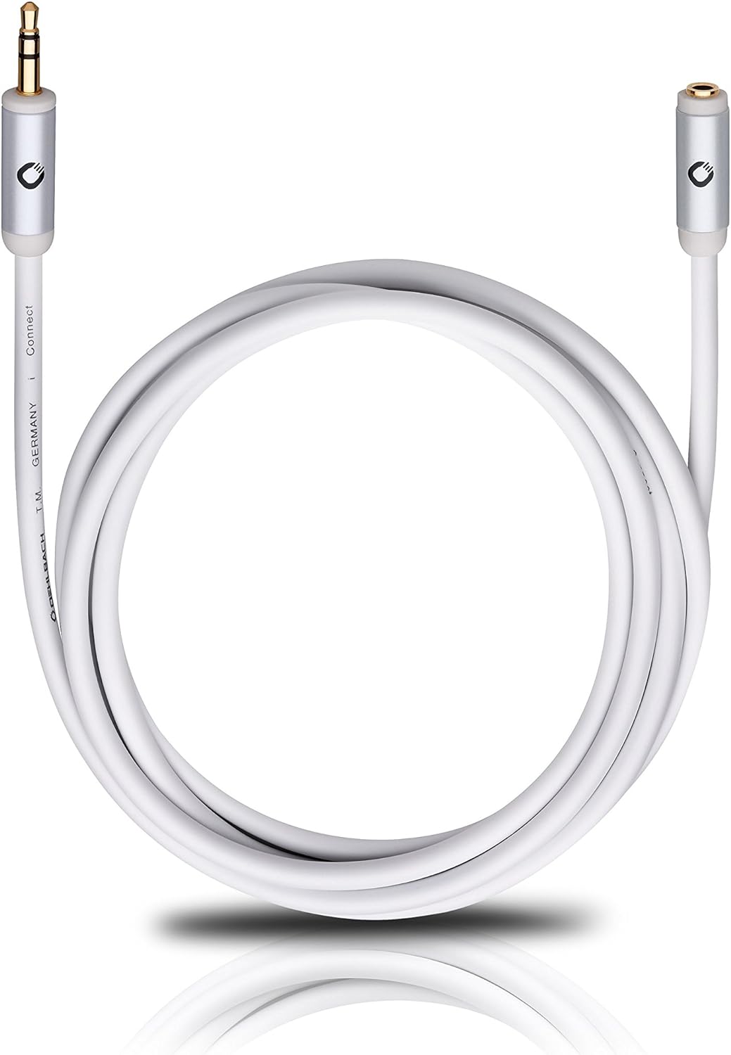 Oehlbach i-Connect J-35 EX Mobiles Audiokabel, 3,5 mm Klinken-Verlängerung schwarz 3.00 m Schwarz 3,