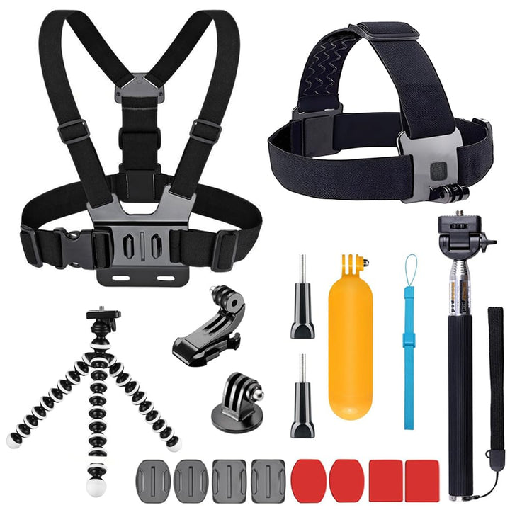 11-in-1-Zubehör-Set für Action-Kamera, kompatibel mit GoPro Hero 9, 8, Max, 7, 6, 5, 4, Black, GoPro