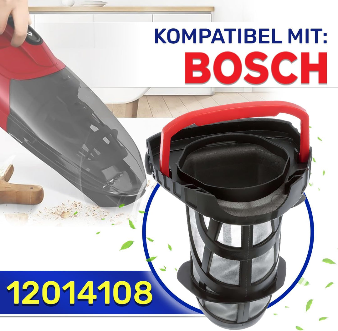 Extern Akku Staubsauger Filter mit dem Originalcode 12014108 für Bosch Handstaubsauger – MONTERAL