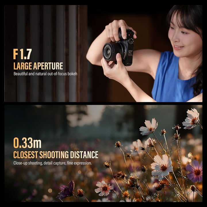 VILTROX 35mm F1.7 APS-C Prime Autofokus Objektive für Nikon Z Mount Kamera Objektive Standard Camera