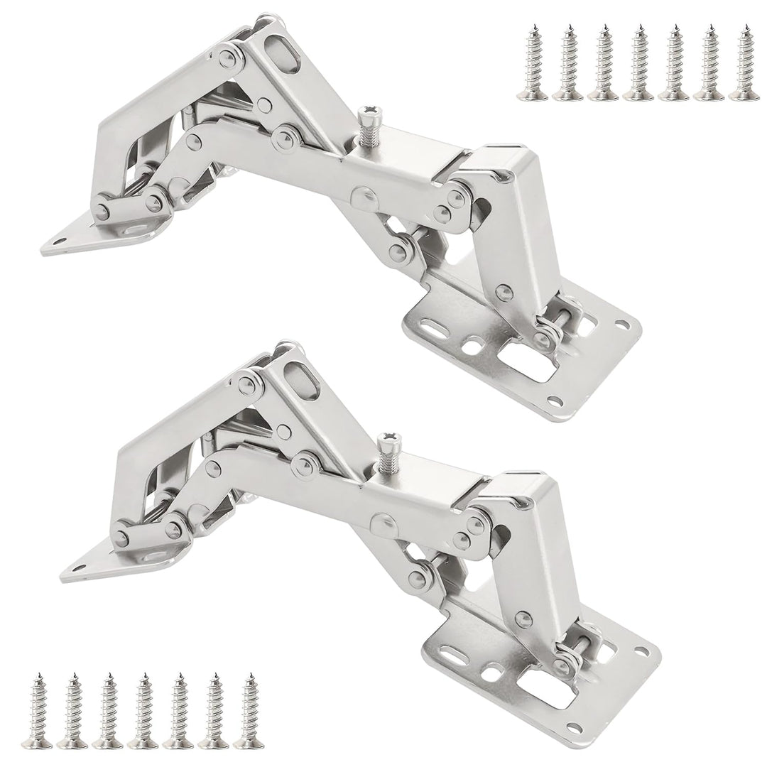 Qrity 2 Stück Scharniere 170° Möbelscharnier Soft Close Türscharniere Hydraulische Sanftes Schliesse