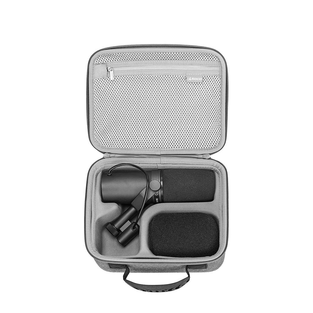 RLSOCO Tasche für Shure SM7dB/SM7B Dynamisches Gesangsmikrofon & Koffer für Shure MV7+/MV7X XLR/MV7