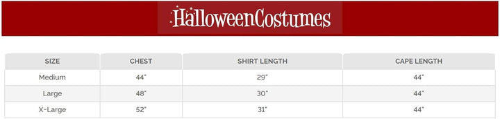California Costumes Sehr Cooles Vampir-Kostüm für Herren, Schwarz, L L Mehrfarbig, L Mehrfarbig