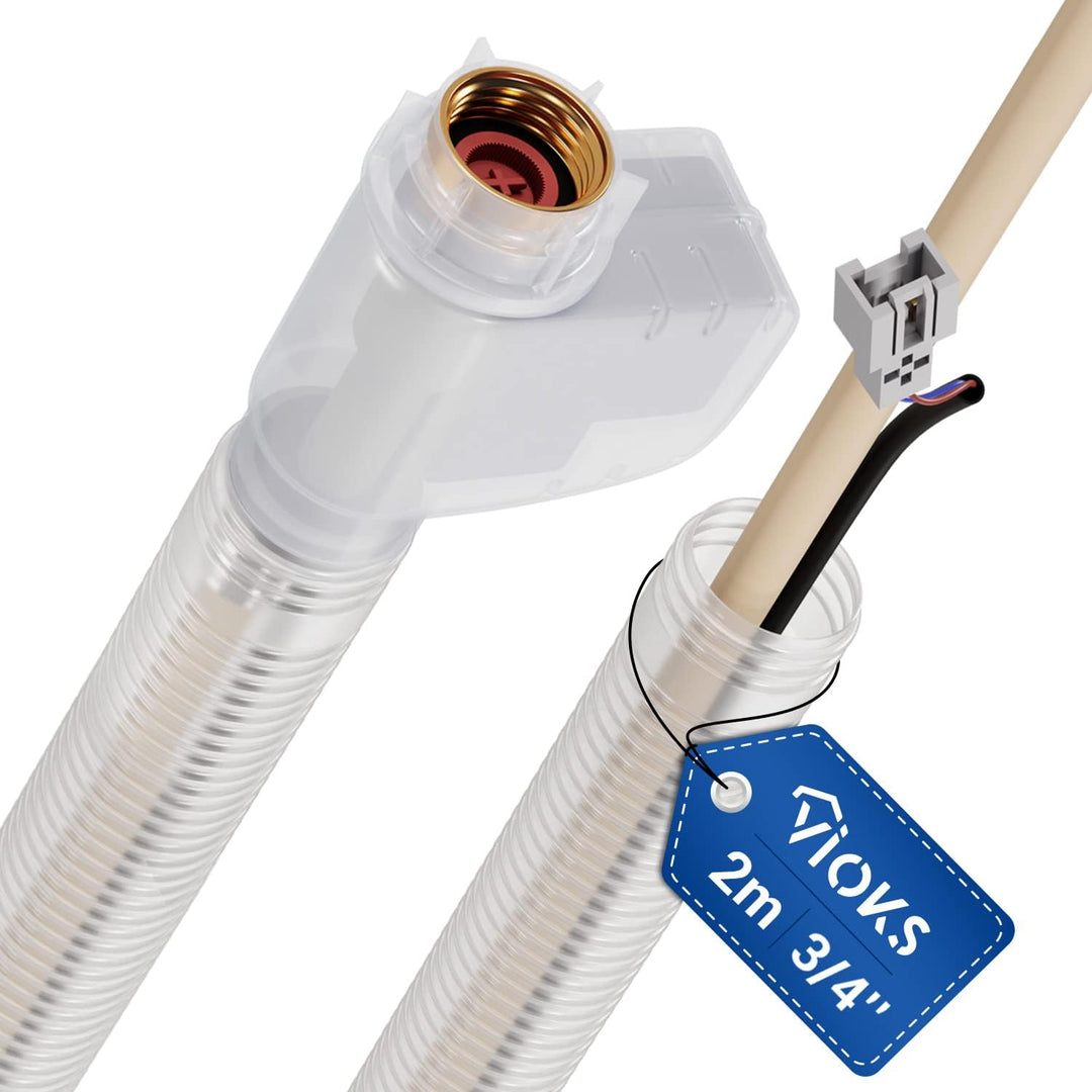 VIOKS Aquastop Spülmaschine Schlauch 3/4 Zoll 1,68m Typ 88 Ersatz für Bosch Siemens 00668113 668113