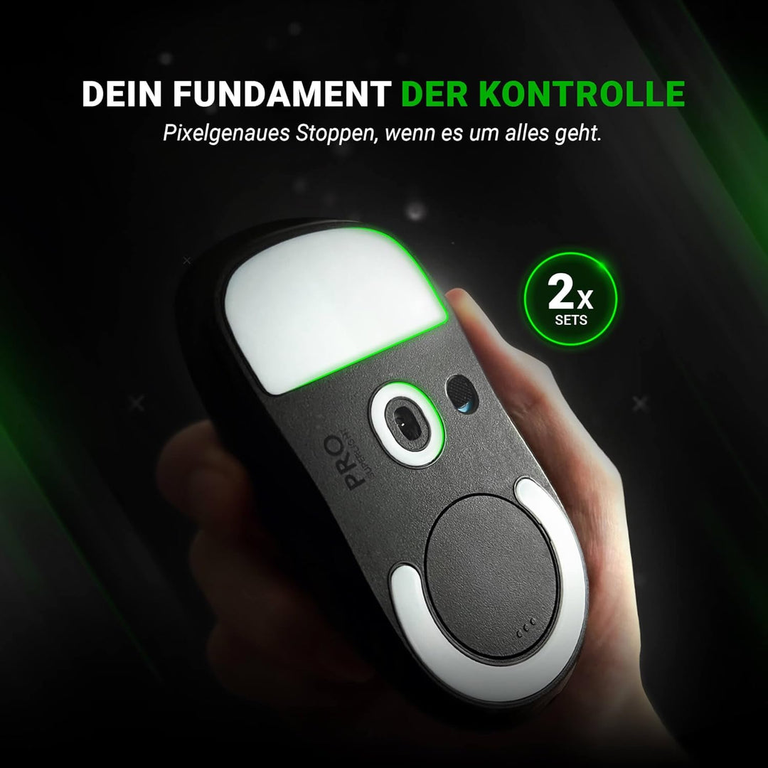 SensoryBoost FPS Glides (2er Set) passend für Logitech G PRO X Superlight | CONTROL – Mouse Skates f