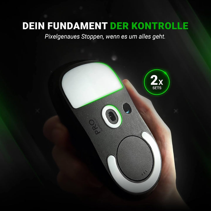SensoryBoost FPS Glides (2er Set) passend für Logitech G PRO X Superlight | CONTROL – Mouse Skates f