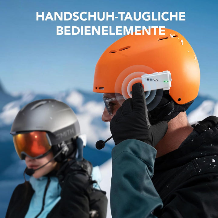 Sena Summit X Schnee- und Outdoor-Sport-Kommunikationsgerät mit Mesh- und Wave-Gegensprechanlage