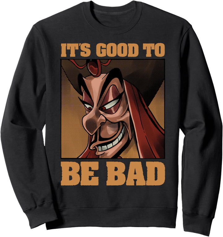 Disney Villains Jafar It's Good To Be Bad Portrait Sweatshirt