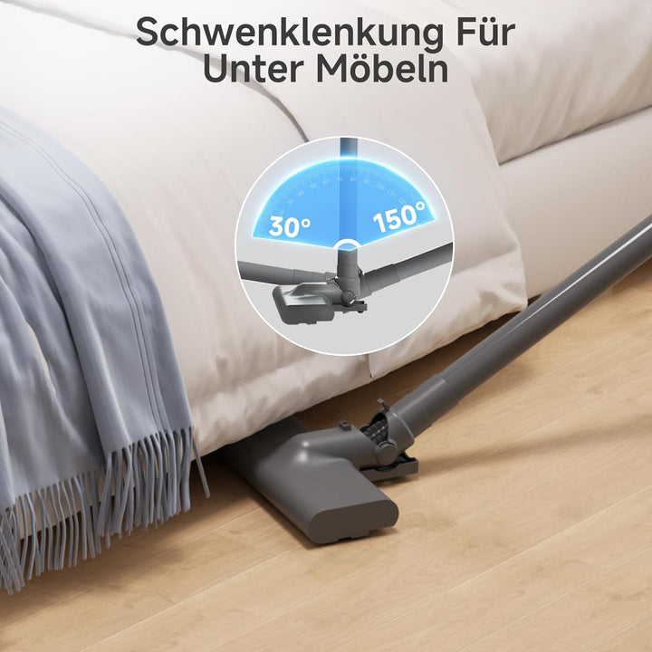 SIMPLUS 9-in-1 Staubsauger mit Kabel 400W, 16KPa Stielstaubsauger & Handstaubsauger, 1kg Leicht, HEP