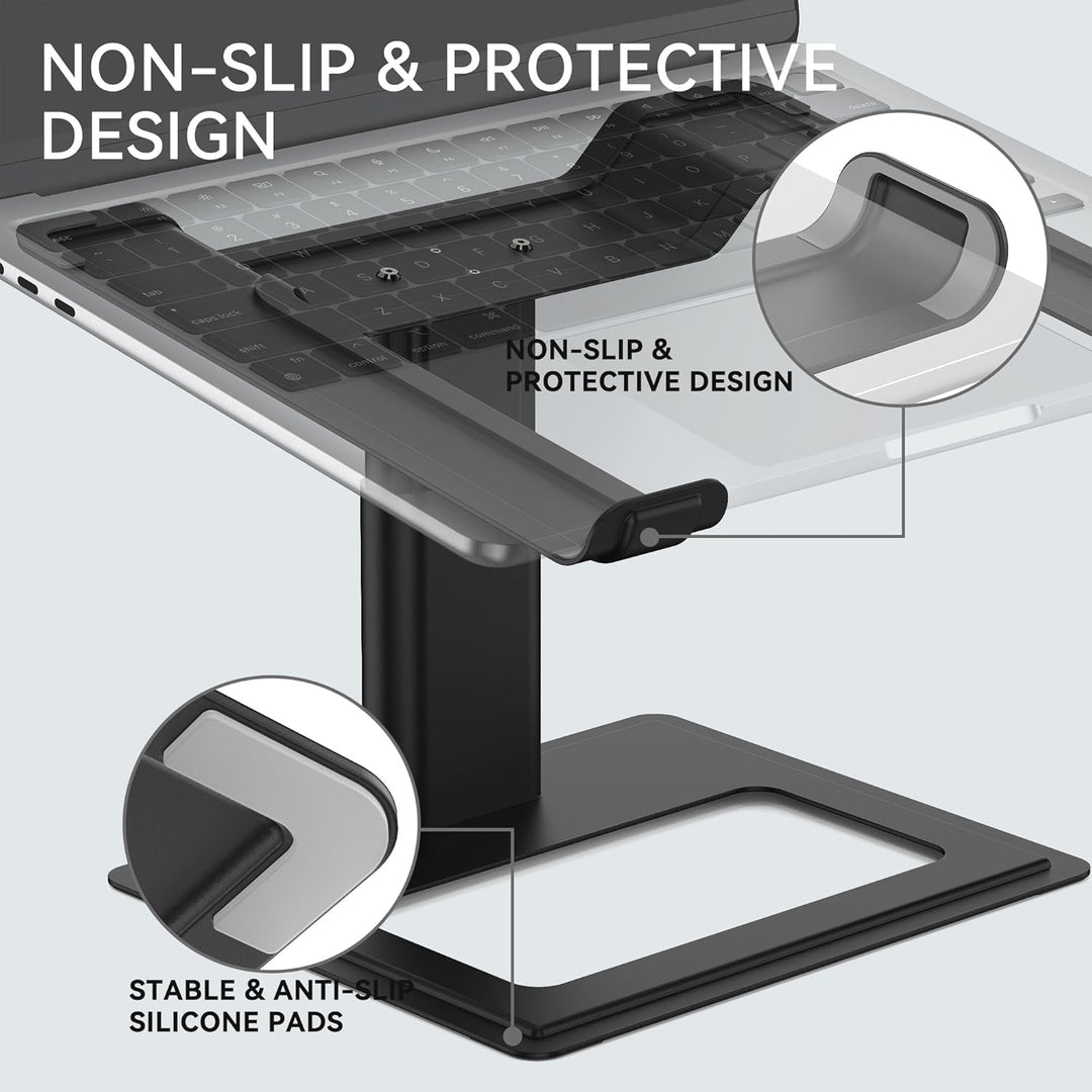 SOUNDANCE Laptop-Ständer für Schreibtisch, verstellbar, ergonomischer Laptop-Ständer für den Schreib