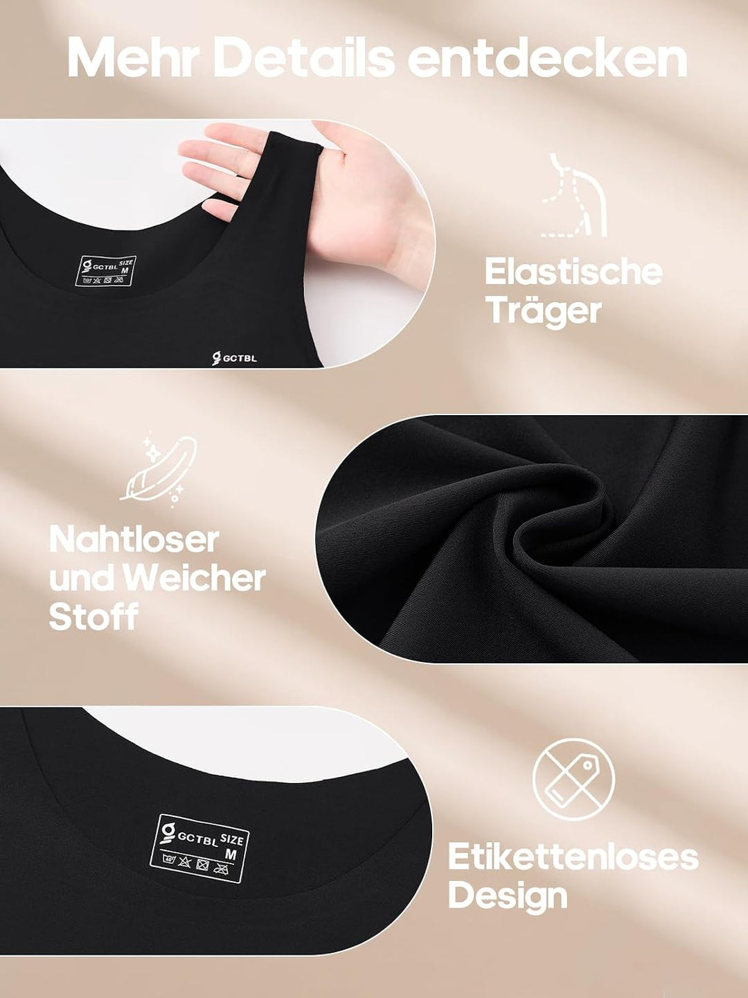 Brust Binder für Transgender FTM Trans Binder Atmungsaktive Nahtlos Schwimm Binder Bra Schwarz 3XL,