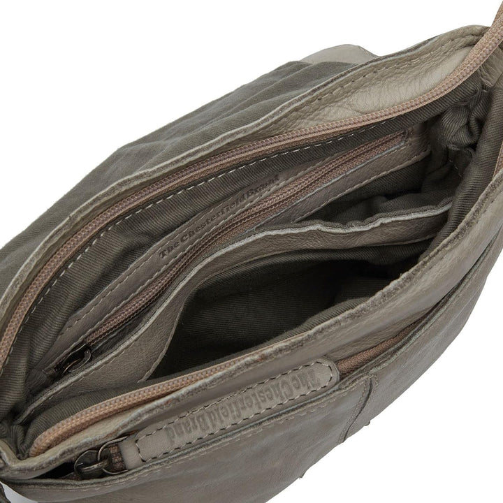 The Chesterfield Brand Cato Flapover Bag S Light Grey