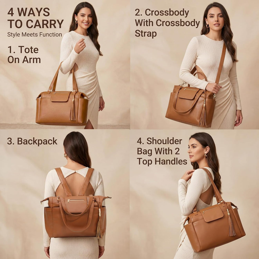 Omanmoli Wickeltasche, Leder, Wickeltasche, Rucksack, grosse Babytasche, 14 Wickeltaschen, Wickelunt