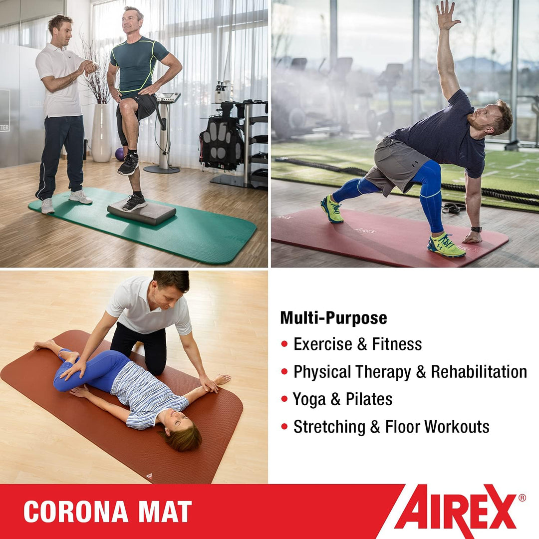 Airex Corona Gymnastikmatte, 200 x 100 cm, Blau