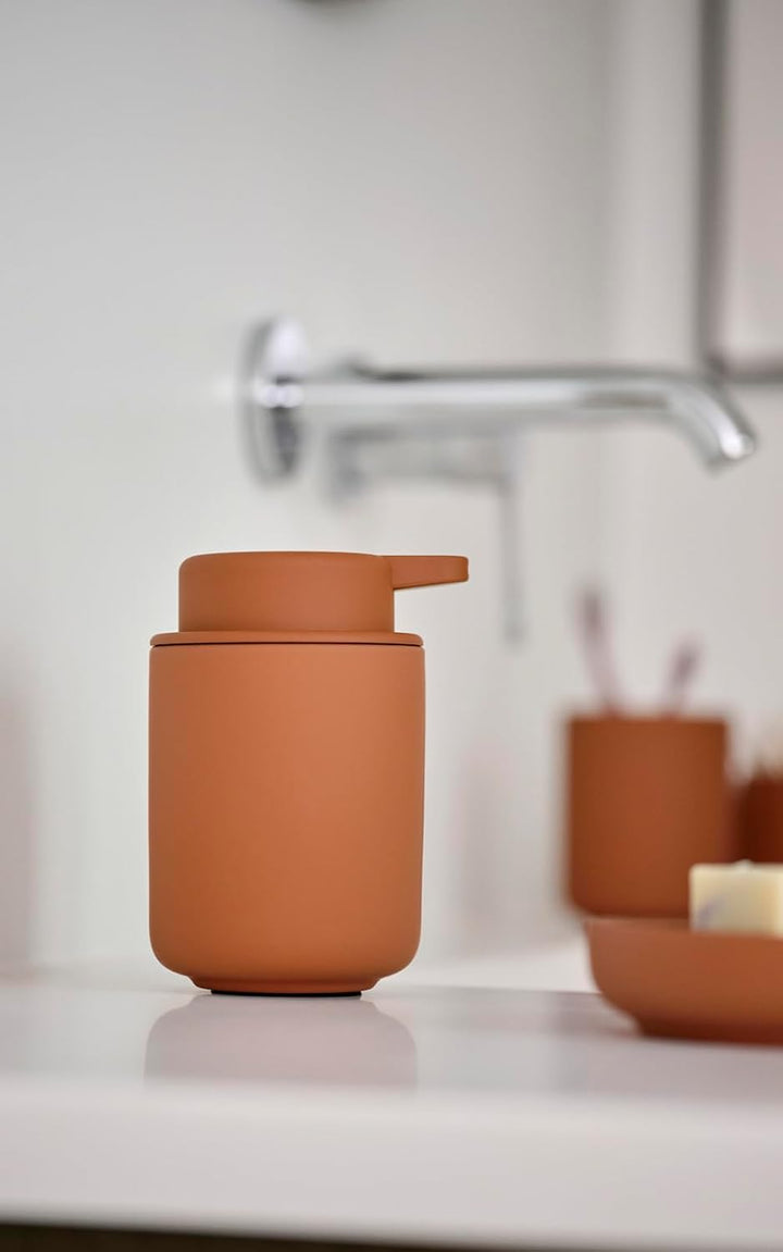 Zone Denmark Ume Seifenschale, Seifenhalter, Seifenablage fürs Waschbecken, Steinzeug mit Soft Touch