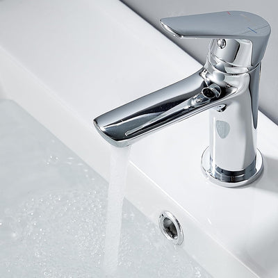BELZ Wasserhahn Bad, Waschtischarmatur mit Ablaufgarnitur, Waschbecken Armaturen, Armatur Badezimmer