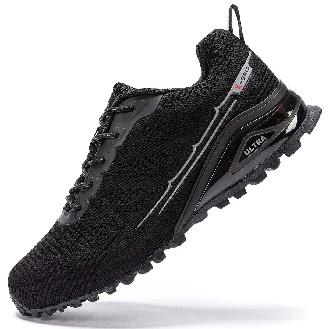 Kricely Traillaufschuhe Herren Leicht Atmungsaktiv Wanderstiefel rutschfest Laufschuhe Outdoor Fitne