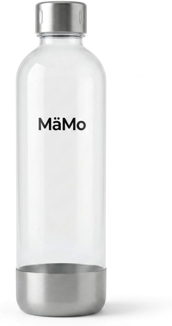 Ersatzflasche, Nur Edelstahl Sprudler: Transparent, Transparent