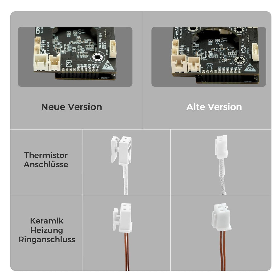 Creality Upgrade K1/K1 Max/K1C/K1 SE Hotend-Adapterplatte, offizielles OEM-PCB-Düsenadapter-Werkzeug