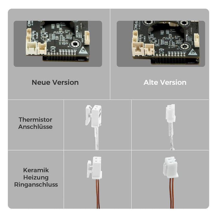 Creality Upgrade K1/K1 Max/K1C/K1 SE Hotend-Adapterplatte, offizielles OEM-PCB-Düsenadapter-Werkzeug