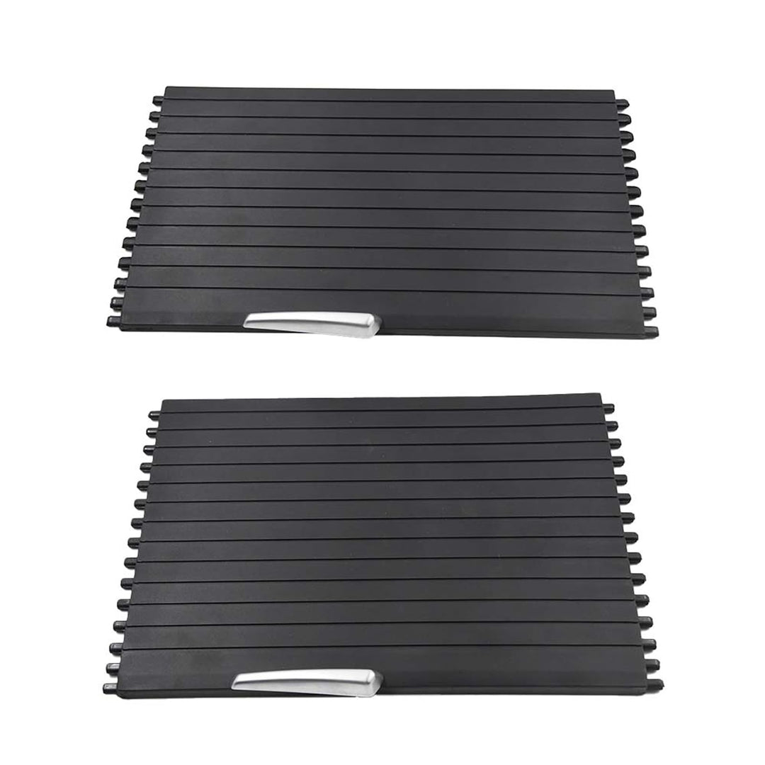 CANTONDZ 1Paar Mittelkonsole Abdeckung Rolle Rollo Vorne Hinten Kompatibel mit BMW X5 X6 E70 E71 E72