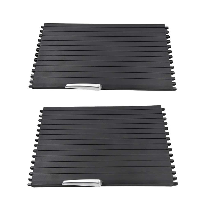 CANTONDZ 1Paar Mittelkonsole Abdeckung Rolle Rollo Vorne Hinten Kompatibel mit BMW X5 X6 E70 E71 E72