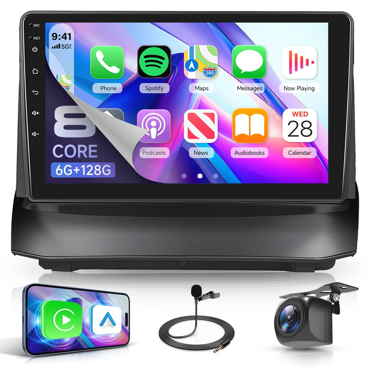 8 Core 6G+128G Rimoody Autoradio Android für Ford Fiesta 2009-2017 Carplay Wireless 9" Radio Auto Fi