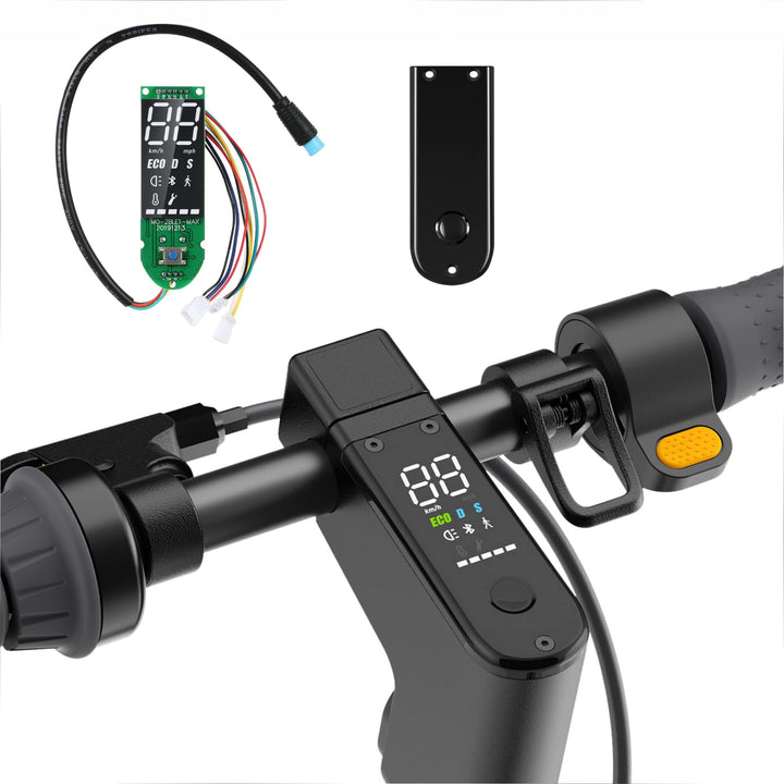 Yungeln Scooter Armaturenbrett mit Bluetooth, 3 Verbindungskabel Dashboard Platine mit Abdeckung kom