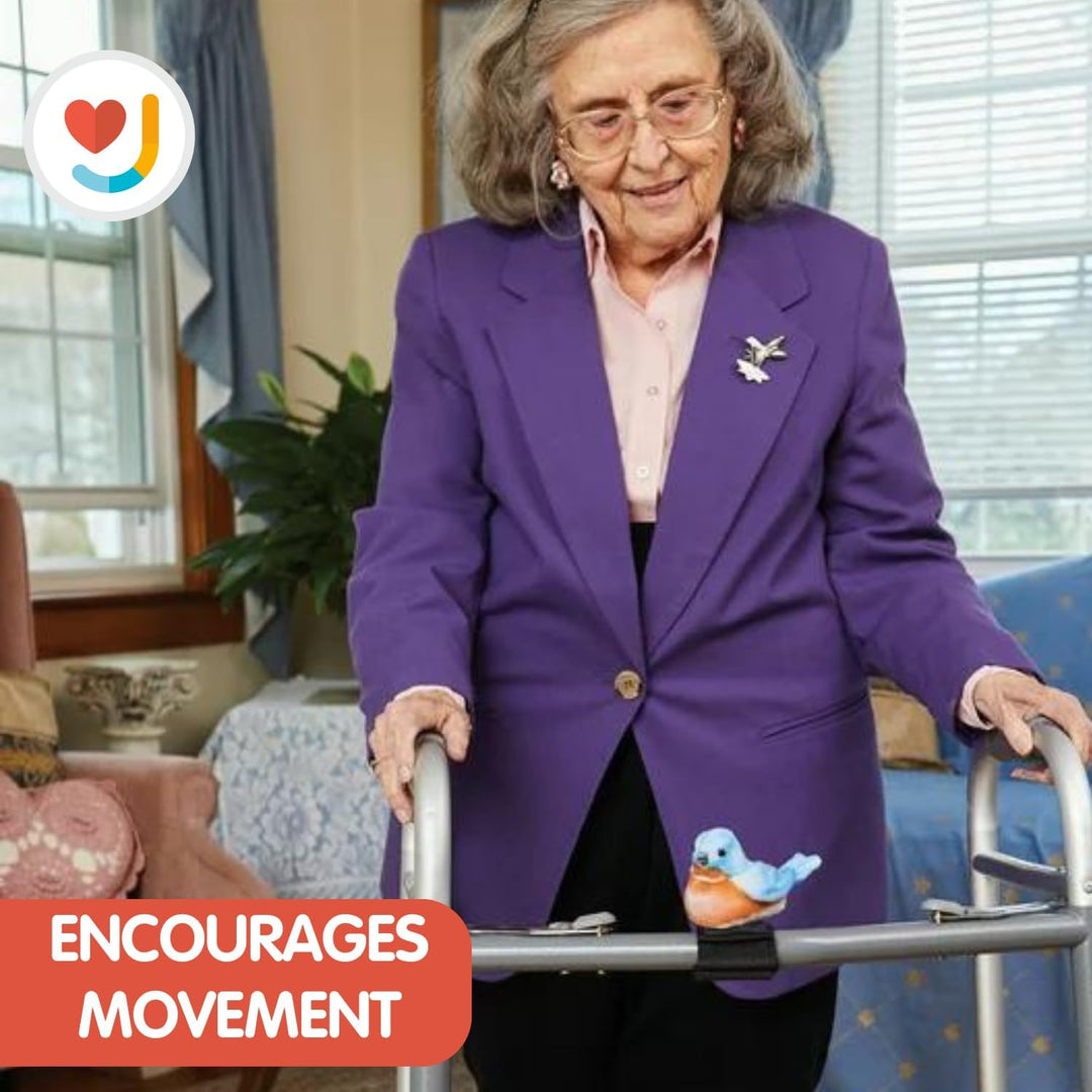 Joy For All Walker Squawker fröhlicher Animatronik-Vogel, der Ihnen Gesellschaft leistet und Sie an