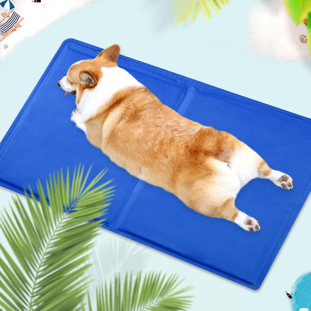 Kühlmatte Hund 65 x 50cm Kühlmatte für Hunde Kühlmatte mit Ungiftiges Gel, Kühlmittel Hund Kühlmatte