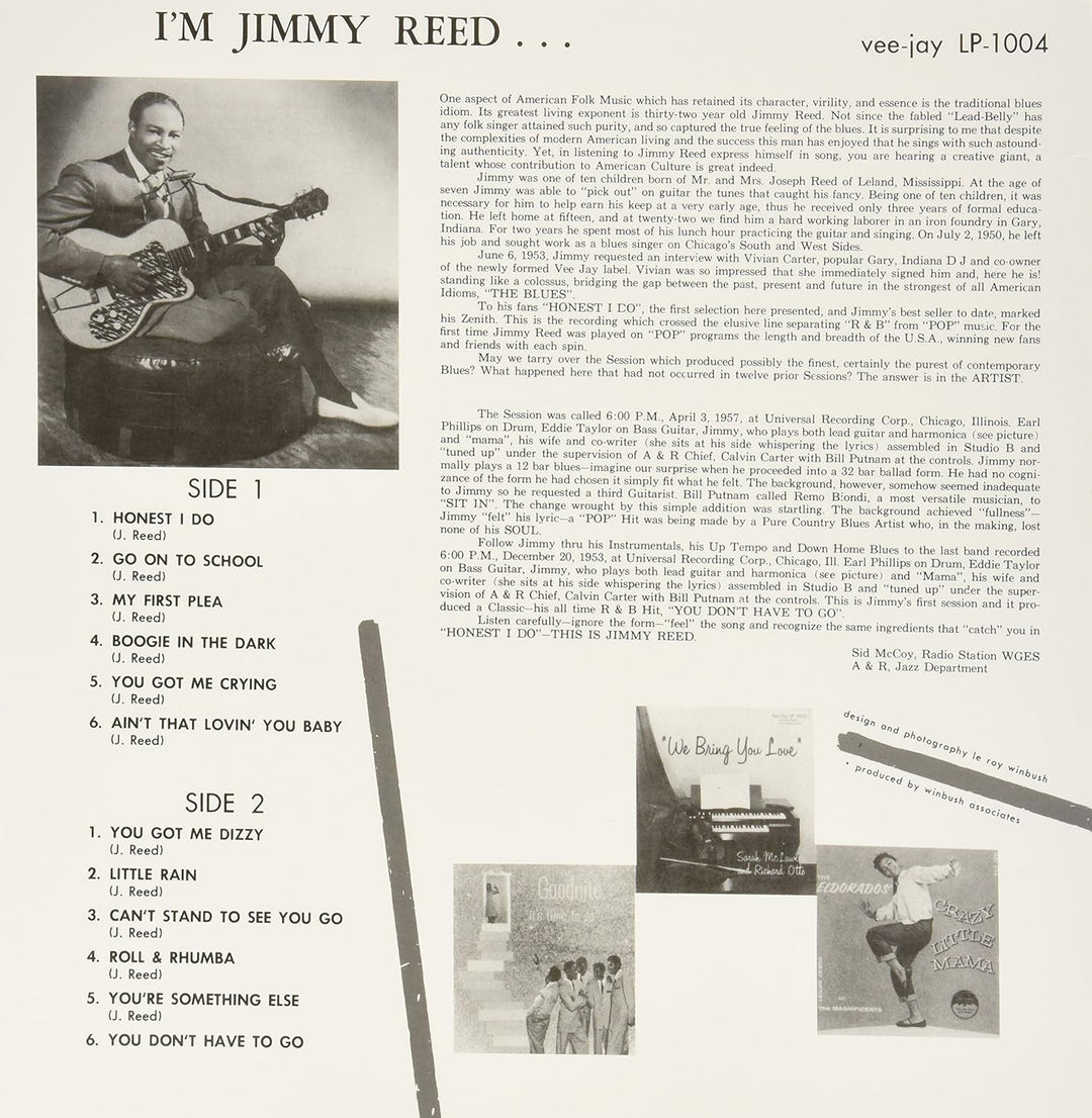 I'm Jimmy Reed, Vinyl