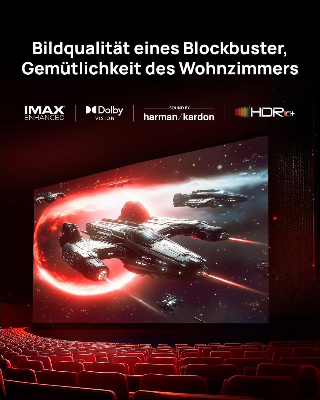 XGIMI Horizon 20 4K RGB Triple Laser Heimkino Beamer, 3200 ISO Lumen, Google TV mit lizenziertem Net