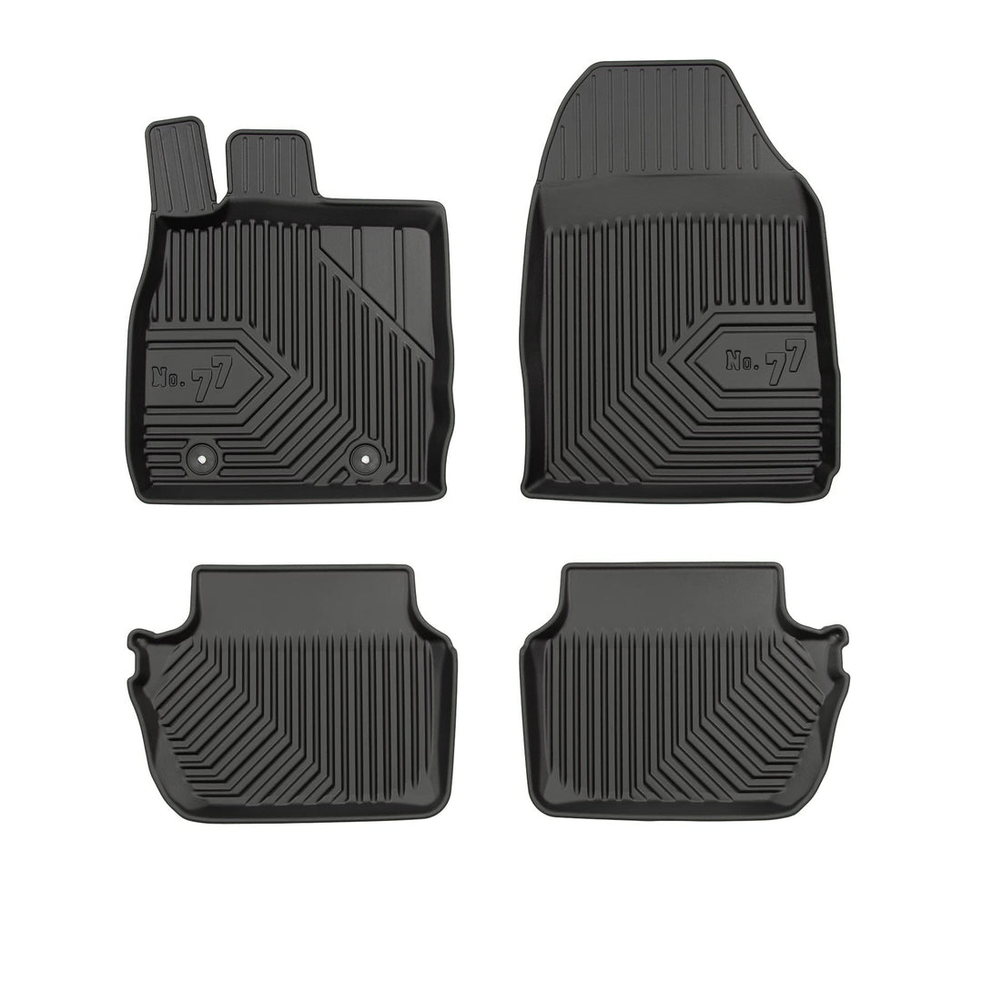 FROGUM No.77 Gummimatten Ganzjahresset von Auto Fussmatten Autofussmatten für Ford Fiesta VI 2008-20