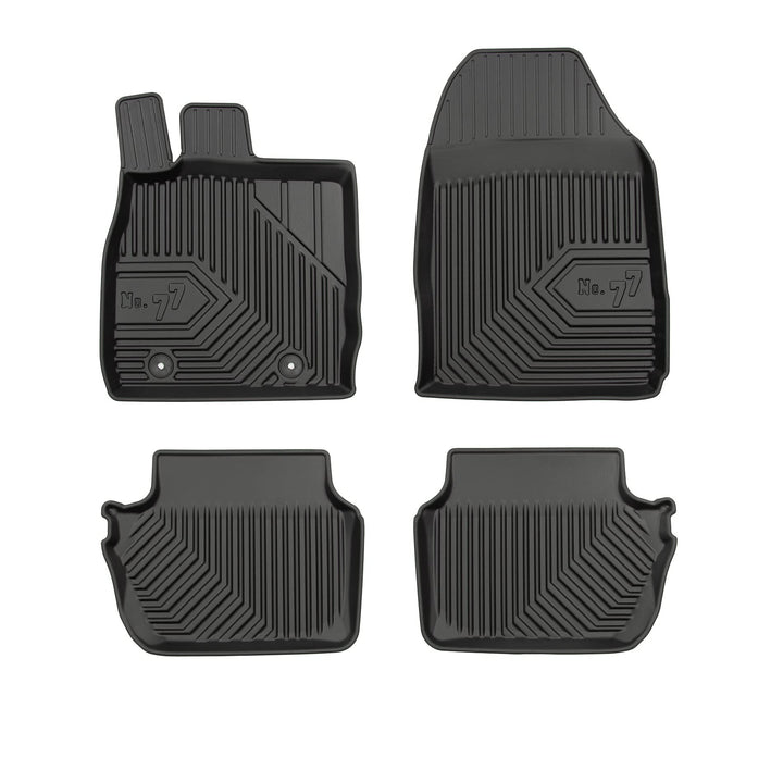 FROGUM No.77 Gummimatten Ganzjahresset von Auto Fussmatten Autofussmatten für Ford Fiesta VI 2008-20