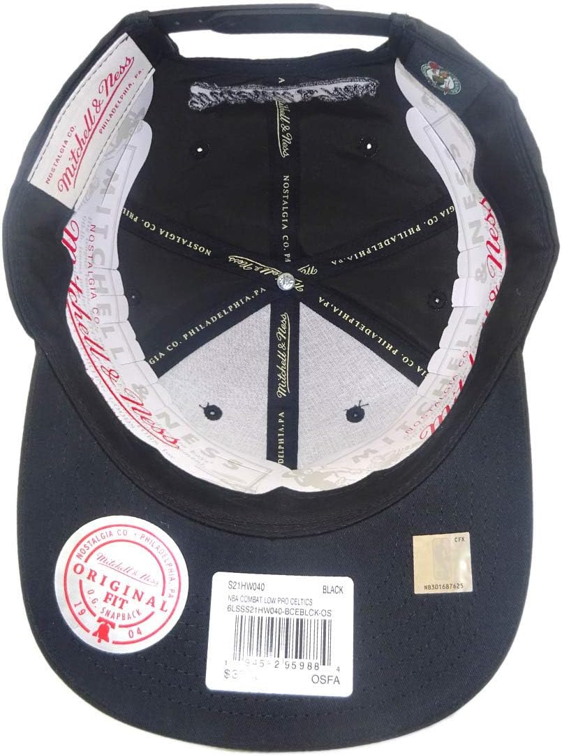 Mitchell & Ness NBA Combat Low Pro Snapback Chicago Bulls Black