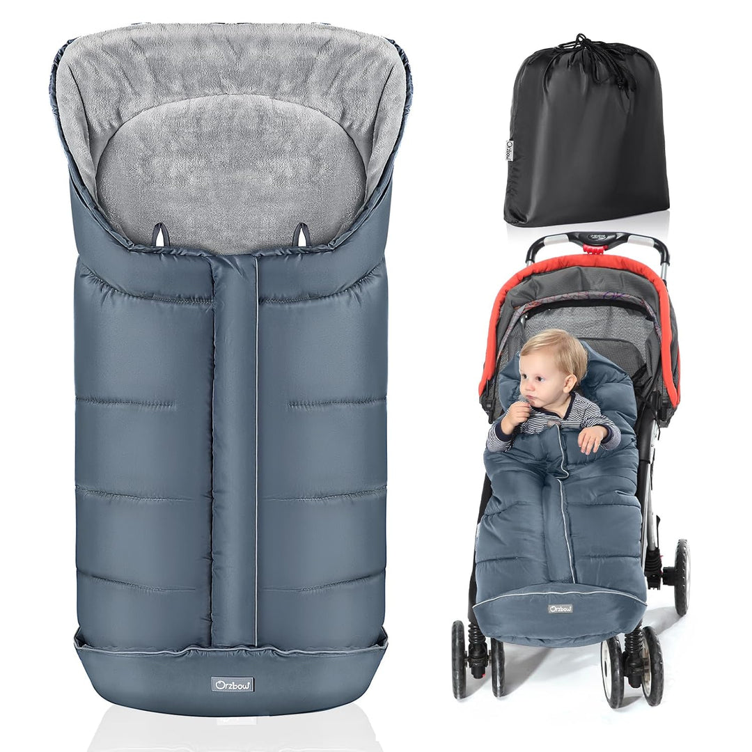 Orzbow Fusssack für Kinderwagen Buggy,Baby Fusssack Schlafsack,Babyfusssack für Babyschale,Winterfus