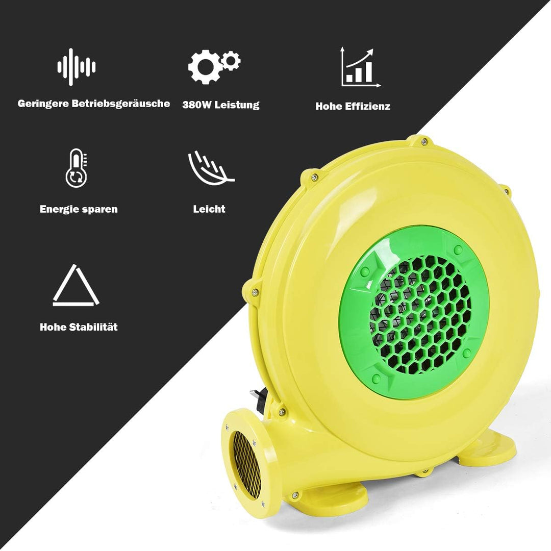 COSTWAY 350W Gebläse Luftpumpe Ventilator Windmaschine Lüfter elektrisch für aufblasbare Spielzeuge