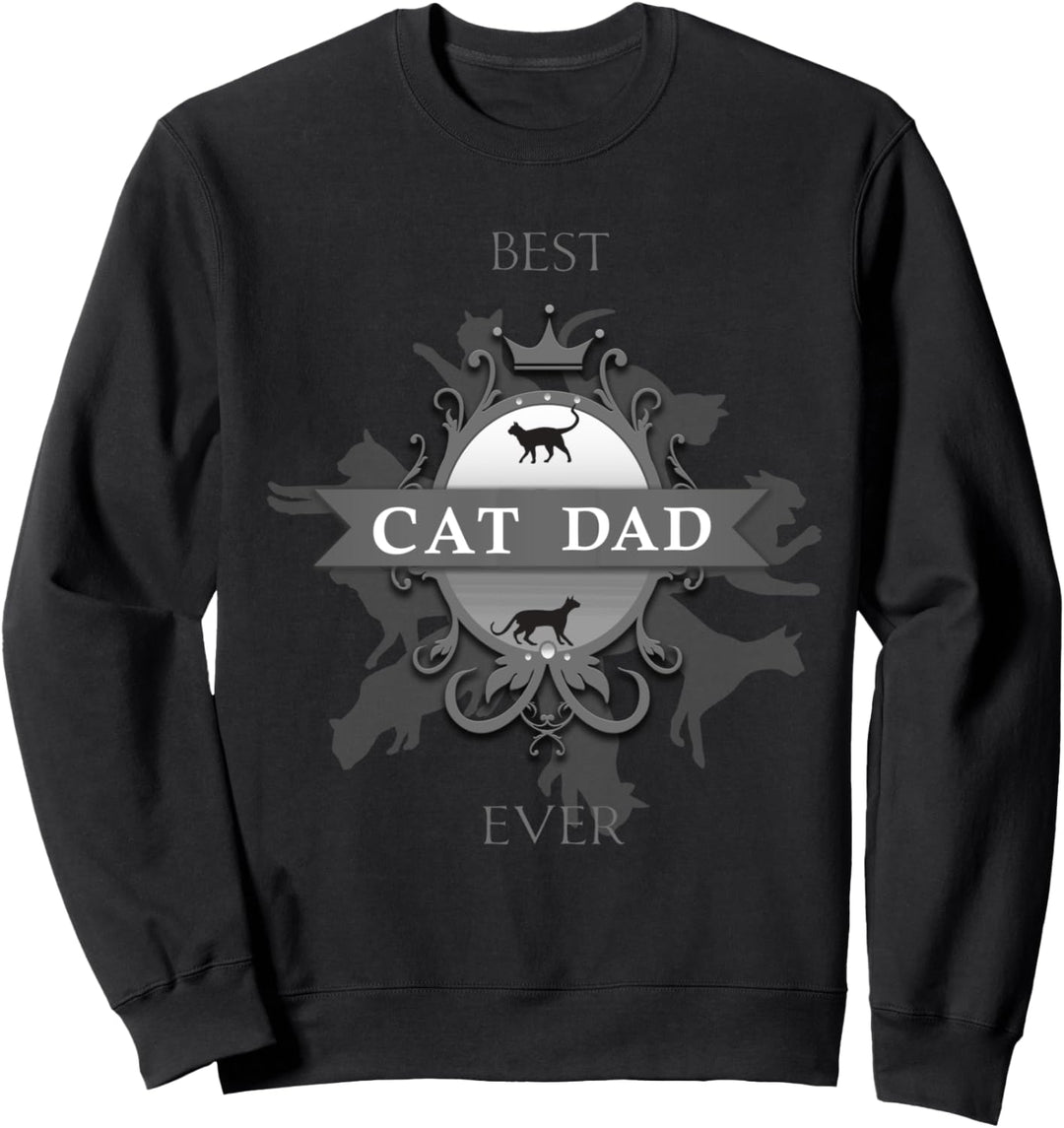 Bester Katzen Vati! Lustiges Katzen Geschenk Fun Sweatshirt