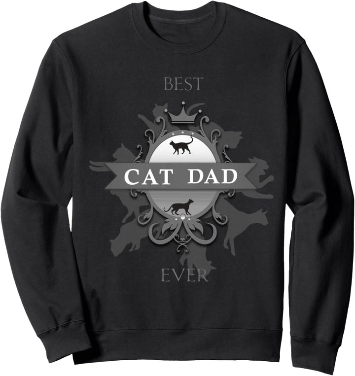 Bester Katzen Vati! Lustiges Katzen Geschenk Fun Sweatshirt