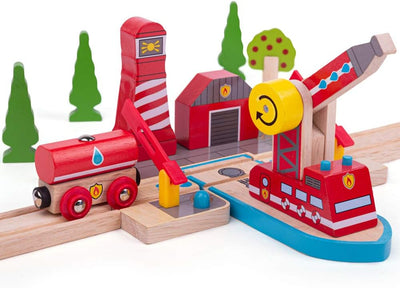 Bigjigs Rail Feuerwehrschiff