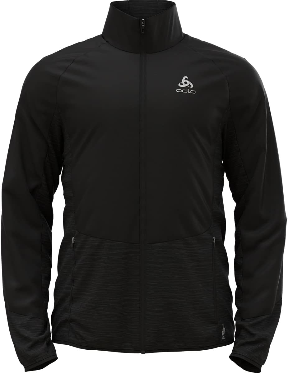Odlo Herren Run Easy Warm Hybrid_313912 Laufjacke (1er Pack) S Schwarz, S Schwarz
