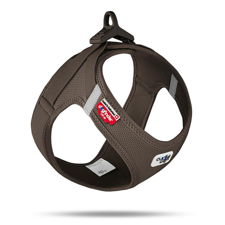 Vest Harness curli Clasp Air-Mesh Brown 2XS Brown 2XS Einfarbig, Brown 2XS Einfarbig