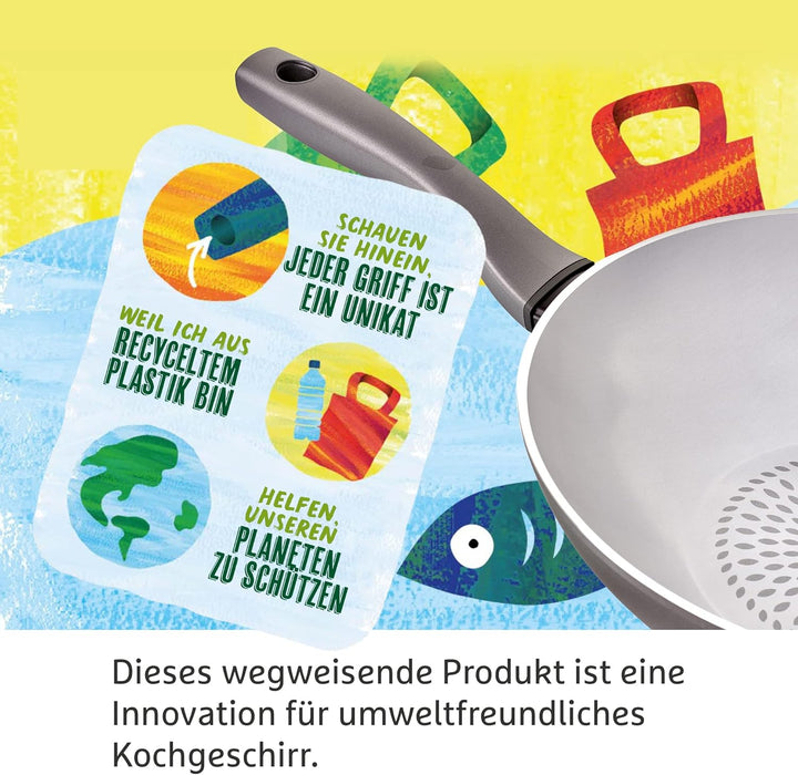 Prestige Earth Pan Pfannenset Induktion - Bratpfanne 20cm & 28cm - Keramik, Antihaft, Recycelt & Rec