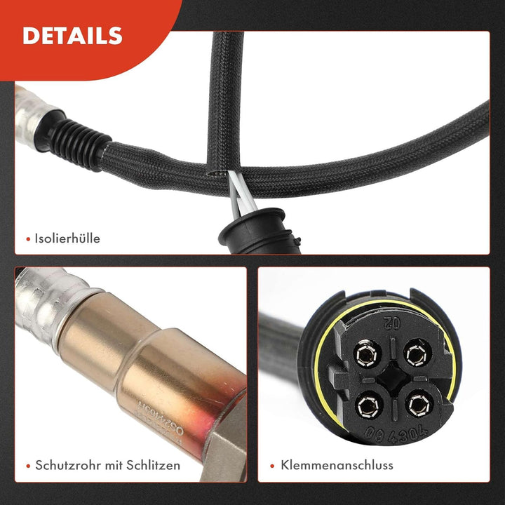 2x Lambdasonde Diagnosesonde nach dem Katalysator für 523 525 530 E60 E61 X5 E70 CLK 240 320 A209 C2
